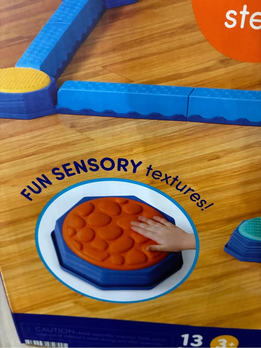 Sensory Balancing Beams & Stepping Stones - Blue/Green